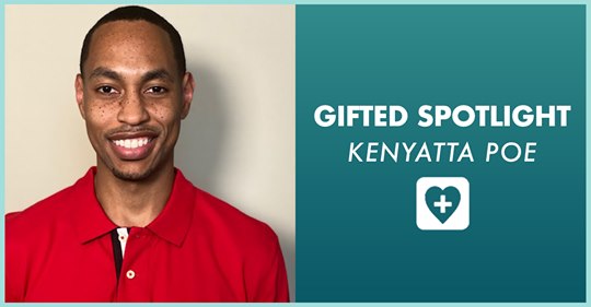 Portrait of Kenyatta Poe for Gifted Spotlight